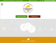 Tablet Screenshot of concours-agricole.com